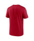 Men's Scarlet San Francisco 49ers 2023 NFC Champions Iconic T-shirt