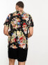 ASOS DESIGN revere shirt in bright floral print
