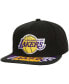 ფოტო #1 პროდუქტის Men's Black Los Angeles Lakers Munch Time Snapback Hat