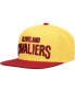 Фото #2 товара Men's Gold-Tone Cleveland Cavaliers Core Basic Snapback Hat