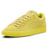 Фото #2 товара Puma Suede Love Marathon Lace Up Mens Yellow Sneakers Casual Shoes 39583003