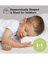 Фото #2 товара 2pk Jumbo Toddler Pillow - Soft Organic Cotton Kids Pillows for Sleeping - 14X20 Travel Pillow for Kids Age 2-5