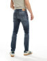 Фото #3 товара Tommy Jeans Austin Whiskered Slim Tapered Jeans in Dark Grey