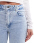 Фото #14 товара Stradivarius STR comfort fit straight leg jean in light blue