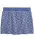 Toddler & Little Girls Floral Quilted Double-Knit Skirt