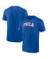 Men's Joel Embiid Royal Philadelphia 76ers Name and Number T-shirt