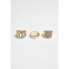 URBAN CLASSICS Set Of 3 Rings Diamond