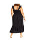 ფოტო #2 პროდუქტის Plus Size Oasis Maxi Dress