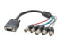 Фото #1 товара StarTech.com VGABNCMF1 Coax HD15 VGA to 5 BNC RGBHV Monitor Cable