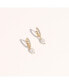 ფოტო #2 პროდუქტის Layla Pearl Drop Earrings For Women
