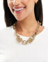 Фото #1 товара SVNX super chunky chain gold necklace