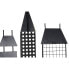 Настенный декор DKD Home Decor Чёрный Позолоченный Loft 105 x 6 x 56 cm