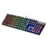 Фото #5 товара Mars Gaming MK422 Black Mechanical Gaming RGB Keyboard Antighosting Mechanical Switch Brown French Language - Full-size (100%) - USB - Mechanical - AZERTY - RGB LED - Black