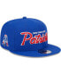 Фото #1 товара Men's Royal New England Patriots Main Script 9FIFTY Snapback Hat