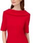 Women's Short-Sleeve Sheath Dress