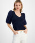 ფოტო #1 პროდუქტის Women's Barra Mixed-Media Top