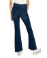 ფოტო #2 პროდუქტის Juniors' Braided-Waist Patch-Pocket Flare Jeans