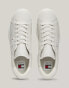 Tommy Jeans Leather Cupsole Trainers in Grey