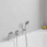 GROHE Precision Feel Thermostatic Bath Mixer Chrome 34788000 & Euphoria Cosmopolitan Hand Shower (Water-Saving, Includes Shower Hose and Hand Shower Holder, Anti-Limescale System), Chrome, 27369000