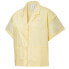 Фото #1 товара Puma Camp Collared Button Up Short Sleeve Shirt X Liu Wen Womens Yellow Casual T