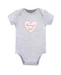 ფოტო #2 პროდუქტის Baby Girls Cotton Bodysuits 3pk