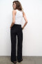 Loose-fitting darted trousers