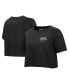 ფოტო #1 პროდუქტის Women's Black New York Knicks Holiday Glam Boxy T-shirt