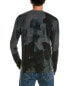 Фото #2 товара Autumn Cashmere Watercolor Wool & Cashmere-Blend Crewneck Sweater Men's