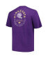 ფოტო #2 პროდუქტის Men's Purple Minnesota Vikings Big and Tall Two-Hit Throwback T-shirt
