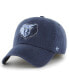 Фото #1 товара Men's Navy Memphis Grizzlies Classic Franchise Fitted Hat
