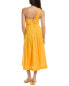 Фото #2 товара Jason Wu One-Shoulder Cutout Linen-Blend Maxi Dress Women's
