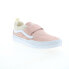 Фото #3 товара Vans Kyle Pro 2 VN0A4UW32LX Mens Pink Suede Strap Lifestyle Sneakers Shoes