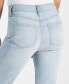 Фото #6 товара Petite High Rise Tummy Control Straight Leg Jeans, Created for Macy's