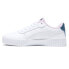 Фото #3 товара Puma Carina 2.0 Perforated Platform Womens White Sneakers Casual Shoes 38584927