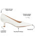 ფოტო #6 პროდუქტის Women's Celica Kitten Heel Pumps