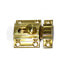 Door bolt EDM Fastener Golden 20 mm Polished brass