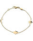 ფოტო #1 პროდუქტის Diamond Accent Star, Hamsa and Moon Bracelet in 14k Yellow Gold
