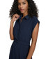 Фото #6 товара Women's Collared Button-Front Shirtdress