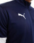 Puma Football Rise 1/4 zip sweatshirt in navy