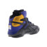 Reebok Shaq Attaq Mens Black Synthetic Lace Up Athletic Basketball Shoes