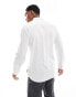 French Connection long sleeve linen shirt in white