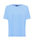 Cotton Blend 3/4 Sleeve Solid T-Shirt