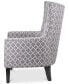 Brie Printed Fabric Accent Chair