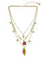 Faux Stone Parrot Layered Necklace