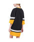 Women's Boston Bruins Hurry-Up Offense Boxy V-Neck Half-Sleeve Sneaker Dress