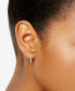 ფოტო #2 პროდუქტის Diamond Hoop Earrings (1/3 ct. t.w.) in 14k White Gold