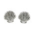 DIVE SILVER Small Seashell Post Earring