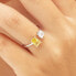 Elegant open ring Fancy Energy Yellow FEY13