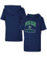 ფოტო #2 პროდუქტის Big Boys Heather Navy Notre Dame Fighting Irish Varsity Hooded T-Shirt