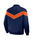 Men's Darius Rucker Collection by Navy Houston Astros Baseball Raglan Full-Snap Jacket